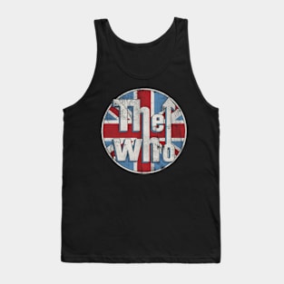 The Who Union Jack Circle Tank Top